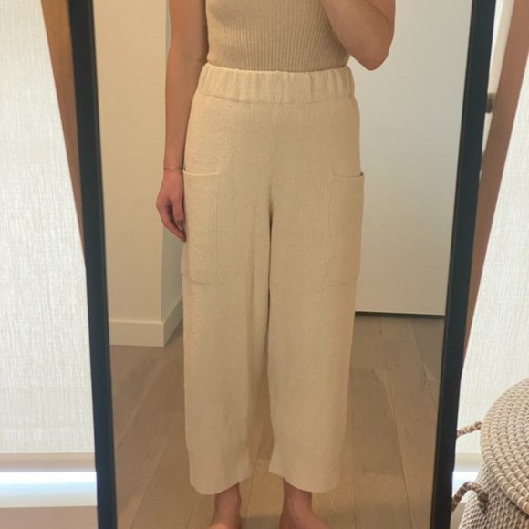 LAUREN MANOOGIAN Ribbed Pima-cotton-blend cargo track pants - Picture 1 of 4